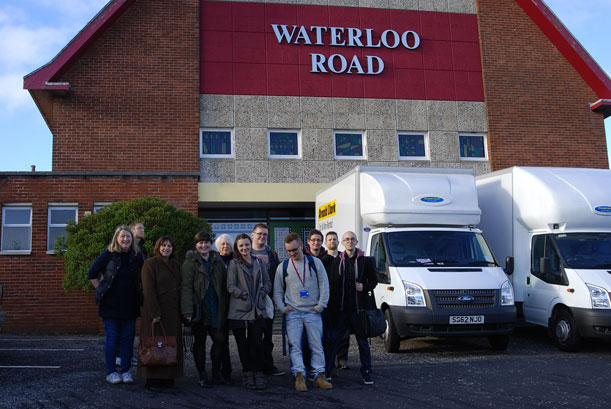 Class trip to the Waterloo Road set