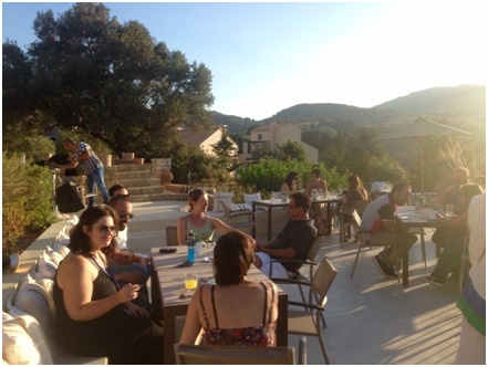 Photos I snapped at the welcome reception at Kalimera, Archanes Village
