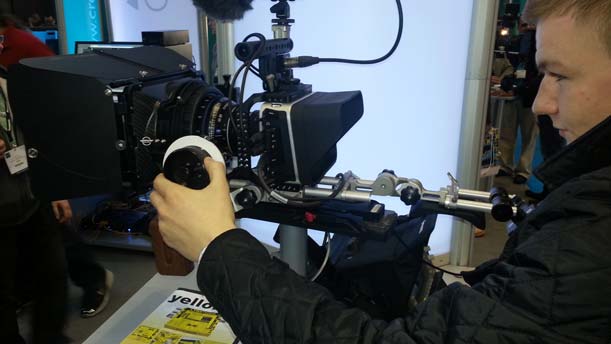Playing with cameras at BVE North in Manchester