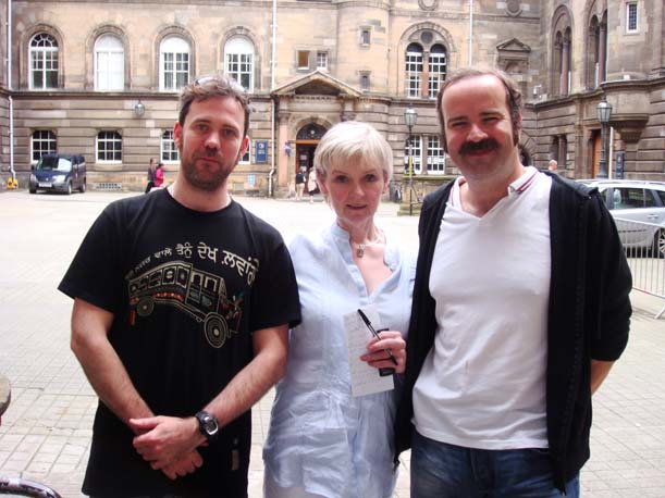 Greg Hemphill, Breege and Ro Campbell at the E4 Udderbelly Show