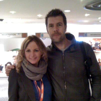 Karlie and Rhod Gilbert