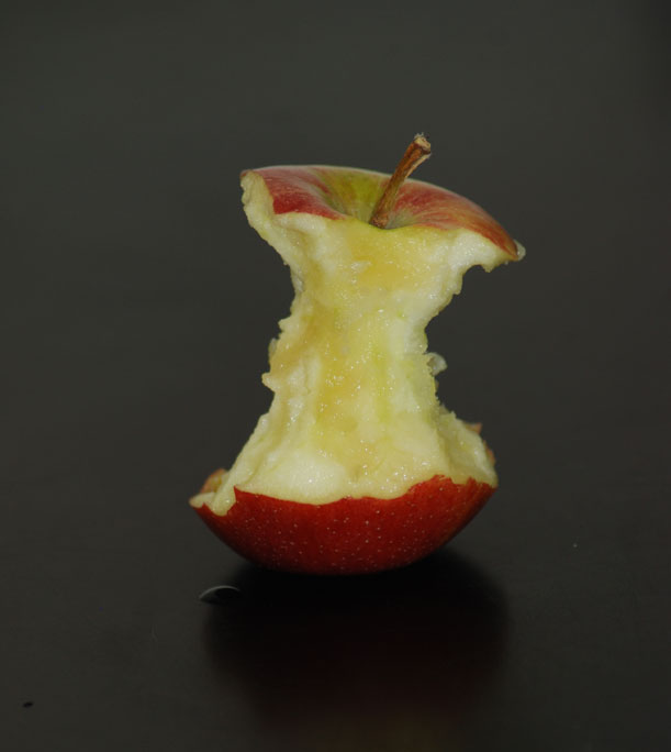 Final bite of the apple